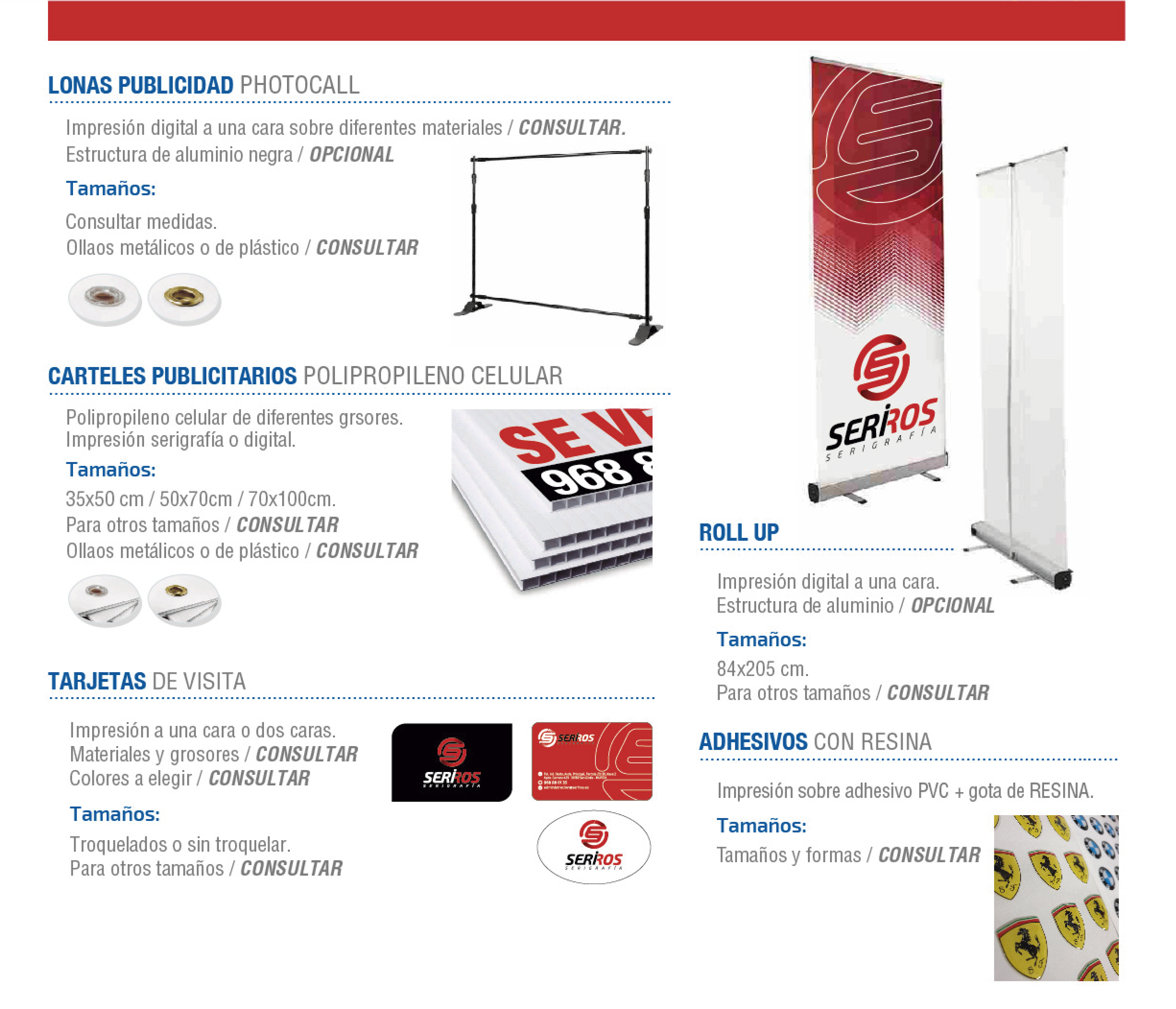 CATALOGO PUBLICIDAD